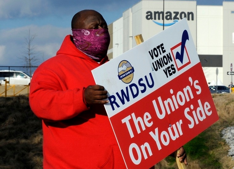 Amazon, Amazon workers union, Amazon union vote, Amazon unionization, Bessemer, Indian Express