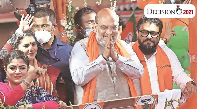 Amit Shah in Kolkata. (PTI)
