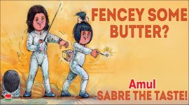 Bhavani Devi, Bhavani Devi amul cartoon, indian fencer Bhavani Devi, Bhavani Devi olympics,amul cartoon indian fencer, indian express