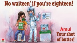 covid vaccine, covid 19 vaccine for all, amul cartoon, amul topicals, amul covid vaccine cartoon, amul latest cartoon, viral news, indian express