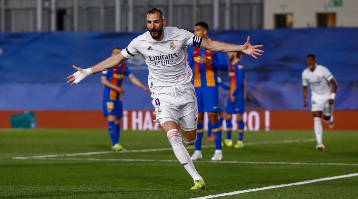 Real Madrid go top of La Liga after beating Barcelona in rain-soaked &#39;El  Clasico&#39; | Sports News,The Indian Express