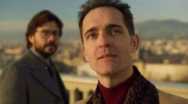 money heist stills berlin professor