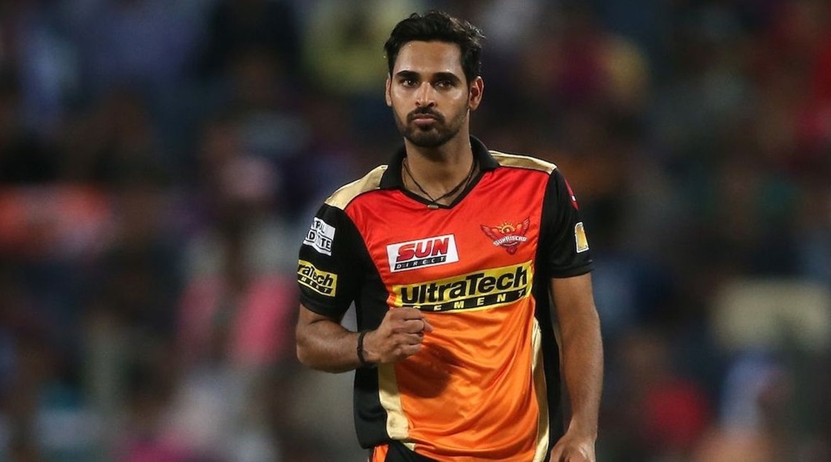 Bhuvneshwar Kumar in action for Sunrisers Hyderabad in IPL 2020. (File)