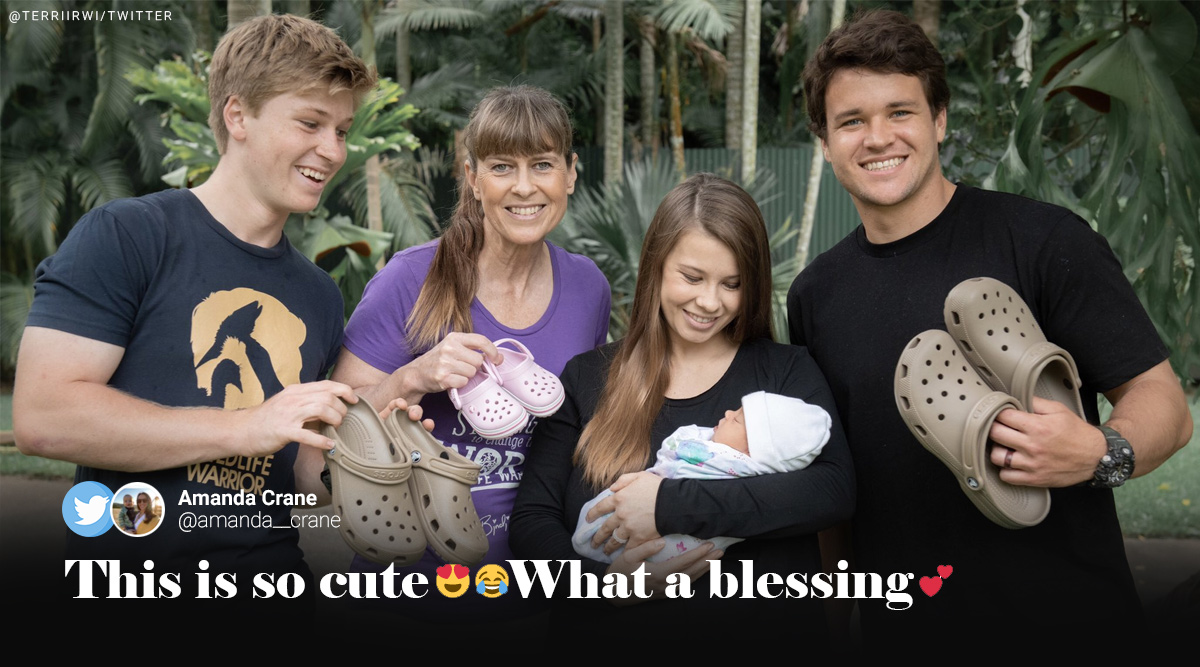 Irwin Family Shares Adorable April Fools Day Photo Of Baby Grace S First Croc Encounter Trending News The Indian Express