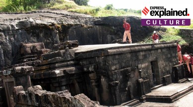 At Ellora Caves (Express file photo)