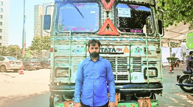 Amid capital’s oxygen crunch, truckers emerge as corona warriors