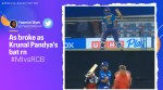 krunal pandya, krunal pandya bat, ipl 2021, mumbai indians vs royal challengers bangalore, mumbai vs bangalore, ipl news, ipl videos, twitter reactions, memes, trending, indian express, indian express news