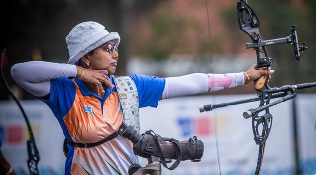Deepika Kumari in action. (Twitter/WorldArchery)