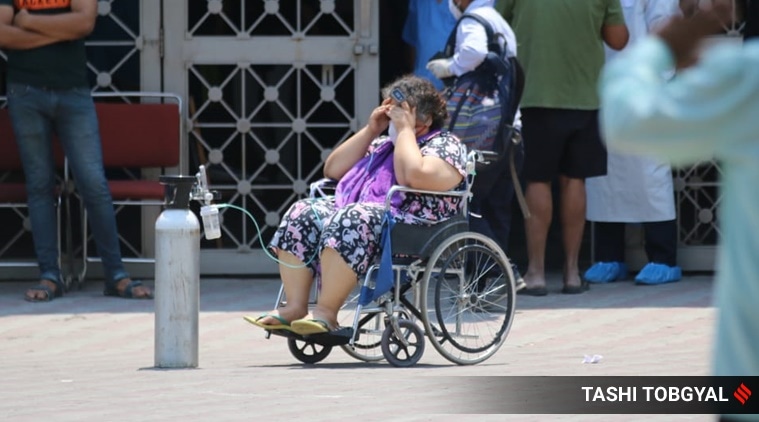 Delhi covid hospitals oxygen shortage