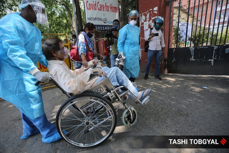 delhi covid hospitals covid patients oxygen shortage