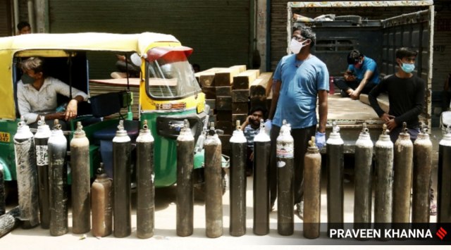 delhi high court, Oxygen, Covid-19 India Second Wave, Delhi government, central government, coronavirus cases in delhi, covid-19 cases in delhi, indian express