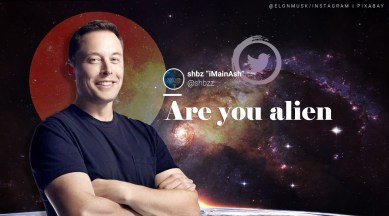 elon musk, elon musk alien, are you alien elon musk, viral news, elon musk supernatural tweets, elon musk ufo alien tweets, elon musk funny tweets, Trending news, Indian Express news