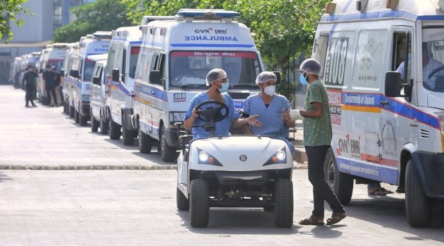 Bengaluru Urban reported 22,596 infections.  (Express photo)