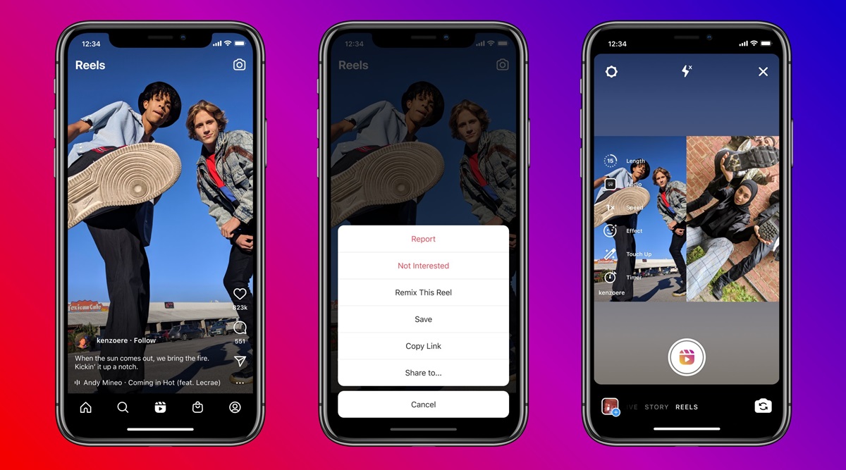 Instagram launches TikTok-like Reels Remix feature for duets