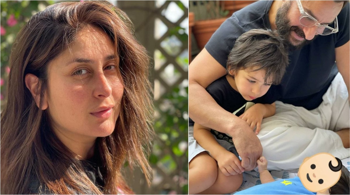 Kareena Kapoor's weekends with Saif, Taimur and newborn son look like this,  see photo | Entertainment News,The Indian Express