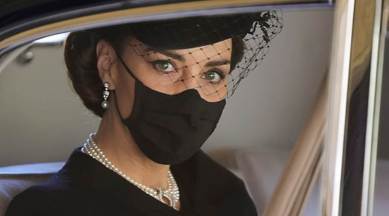 kate middleton, prince philip, kate middleton, prince philip kate middleton, kate middleton neckpiece, queen neckpiece, indian express, indian express news