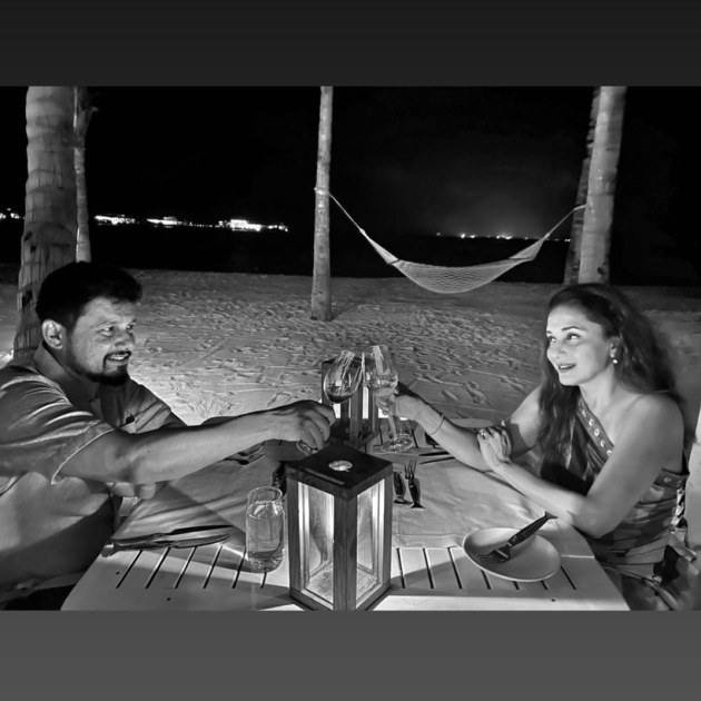 madhuri with husband