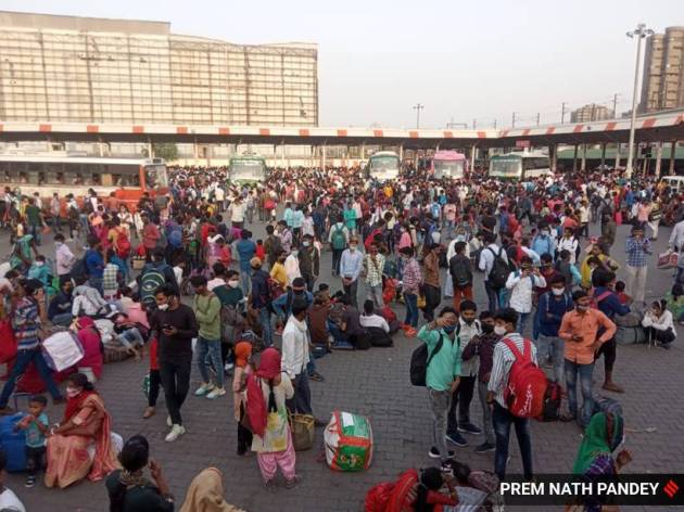 migrant workers, migrants lockdown, covid lockdown, delhi curfew, delhi lockdown, migrant workers, indian express news