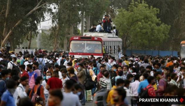 migrant workers, migrants lockdown, covid lockdown, delhi curfew, delhi lockdown, migrant workers, indian express news