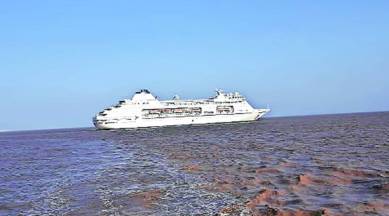 MV Columbus first luxury cruise to reach Alang after 2-month break