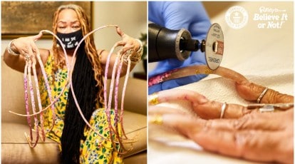 Woman with world's longest nails has finally cut them — after almost 30  years | Lifestyle News,The Indian Express