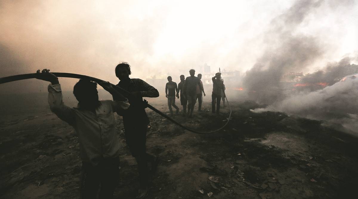 Yogi Adityanath, Noida, Noida Phase III, Noida news, Noida latest news, Noida fire, indian express