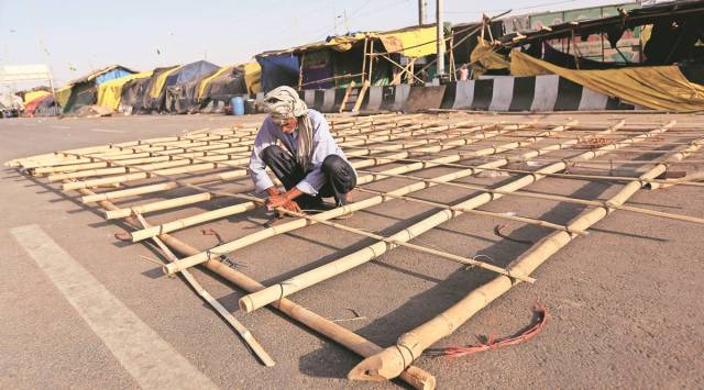 delhi farmers protest, singhu border protest, punjab harvest season, delhi news, farmers protest, india news, indian express