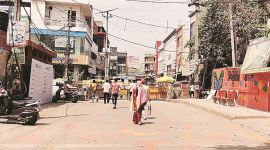 Gurugram, Sadar Bazar, Gurugram news, Gurugram market, Gurgaon news, vehicle free gurgaon, gurgaon news, india news, indian express