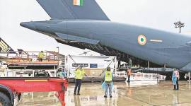 IAF, Navy, Oxygen, Covid-19 India Second Wave, India oxygen from Singapore, Singapore news, Singapore india relations, rajnath singh, india news, indian express