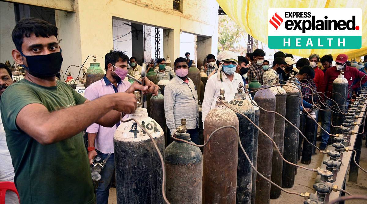 Covid-19, Coronavirus India, Covid-19 Oxygen, Oxygen level covid-19, coronavirus covid oxygen shortage, indian exprss news