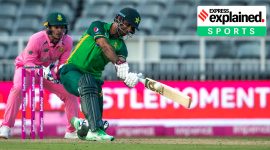 fake fielding, Fakhar Zaman, Fakhar Zaman run out, Pakistan vs South Africa, fake fielding penalty, Quinton de Kock, Indian Express