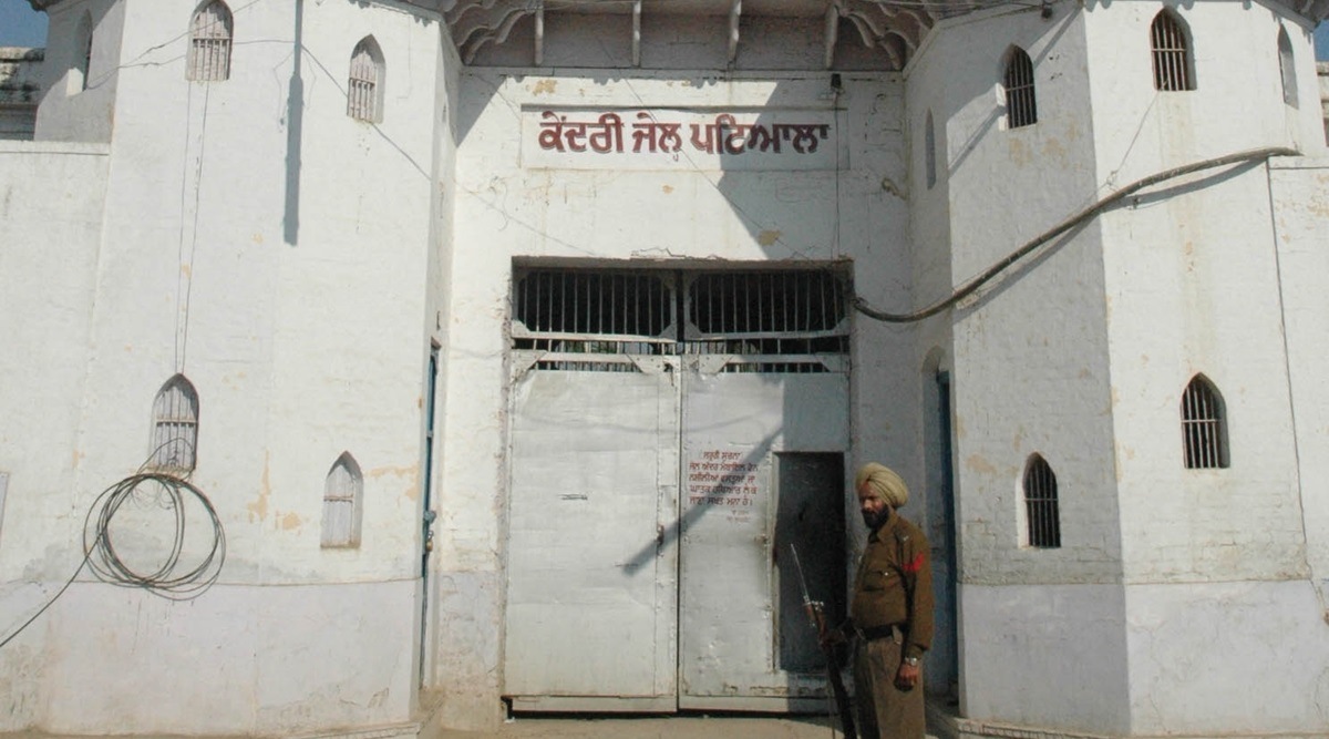 A view of Patiala central jail. (Express Photo: Jaipal Singh)