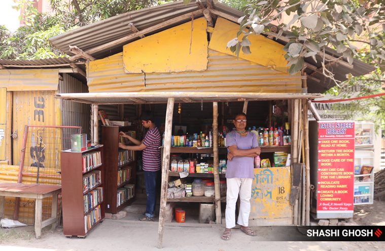 patuli street library, free street library, kolkata couple turns fridge into library, fridge library kolkata, kolkata street library, kolkata news, viral news, indian express