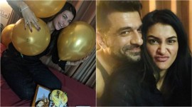 eijaz khan, pavitra punia birthday