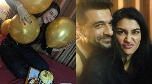 eijaz khan, pavitra punia birthday