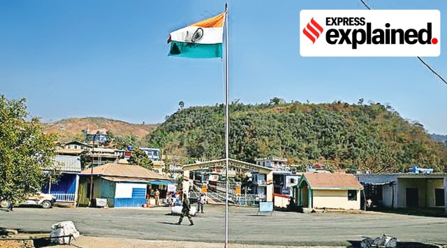 The India-Myanmar border in Champhai, Mizoram. (Photo: Reuters)