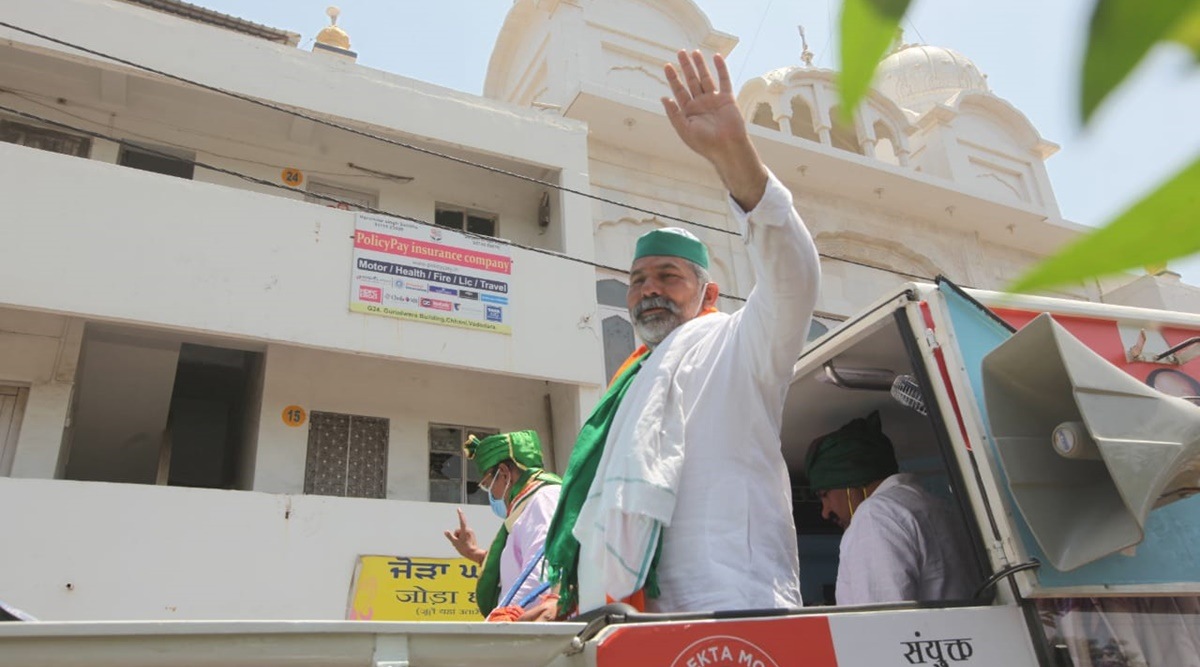 Government being run by industrialists: Rakesh Tikait in Vadodara