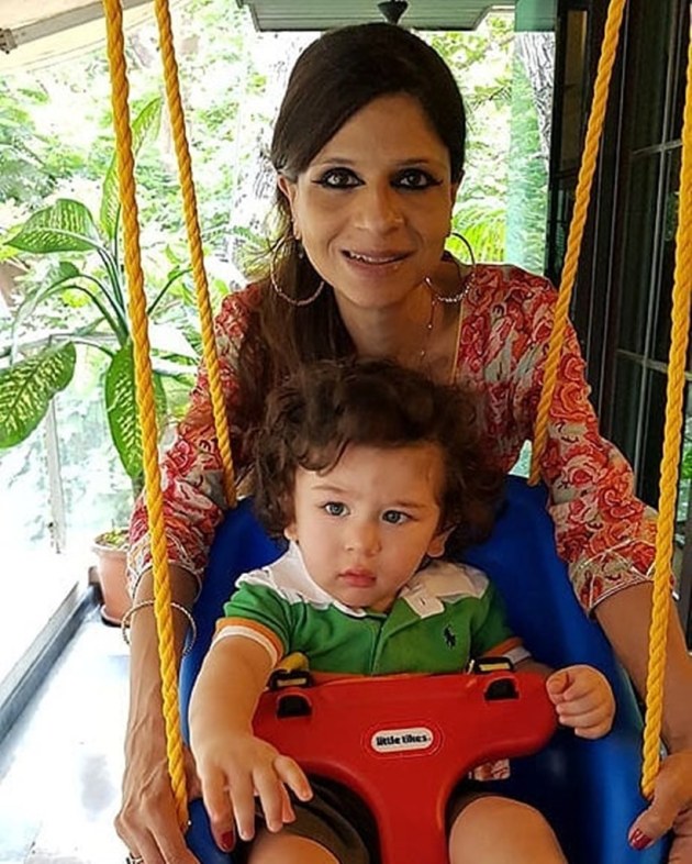 saba, taimur pic