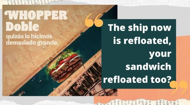 burger king, burger king chili, burger king suez canal meme, burger king suze canal tweet, twitter reactions, social media, trending, indian express news