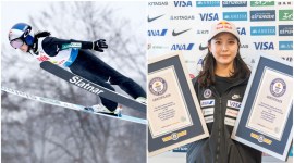 ski jumping, ski jumping records, guinness records, guinness book of world records, ski jumping japan, japan records, indianexpress.com, indianexpress,