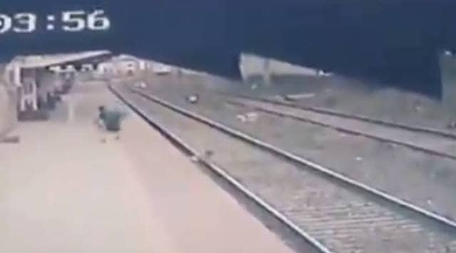 Watch: Railway Pointsman Saves Child Who Fell On Tracks In Mumbai 