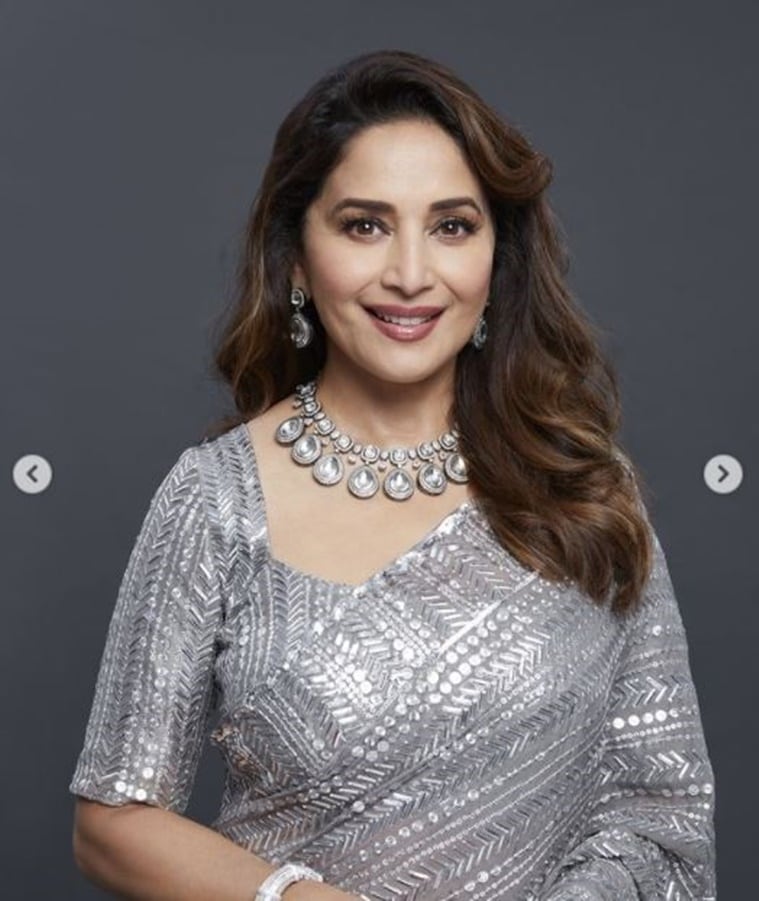 759px x 901px - Madhuri Dixit looks breathtaking in this Manish Malhotra sari; pics inside  | Lifestyle News,The Indian Express