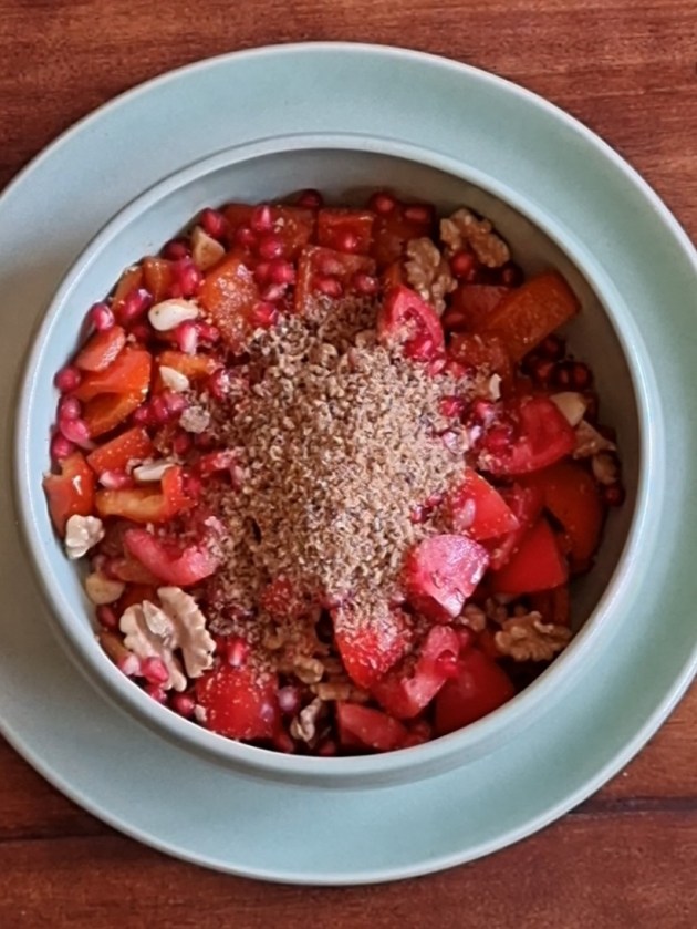 Mahummara, what is Mahummara, recipe for Mahummara, easy Mahummara recipe, lebanese food recipe, easy lebanese dips, easy syrian food