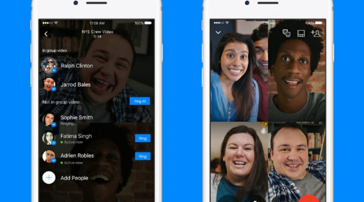 How do you make a video call on Messenger chat?