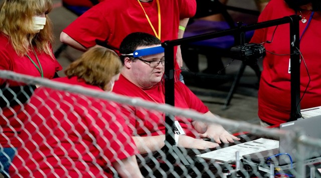 Maricopa County ballots cast in the 2020 general election are examined and recounted by contractors working for Florida-based company, Cyber Ninjas, Thursday, May 6, 2021 at Veterans Memorial Coliseum in Phoenix. (AP)