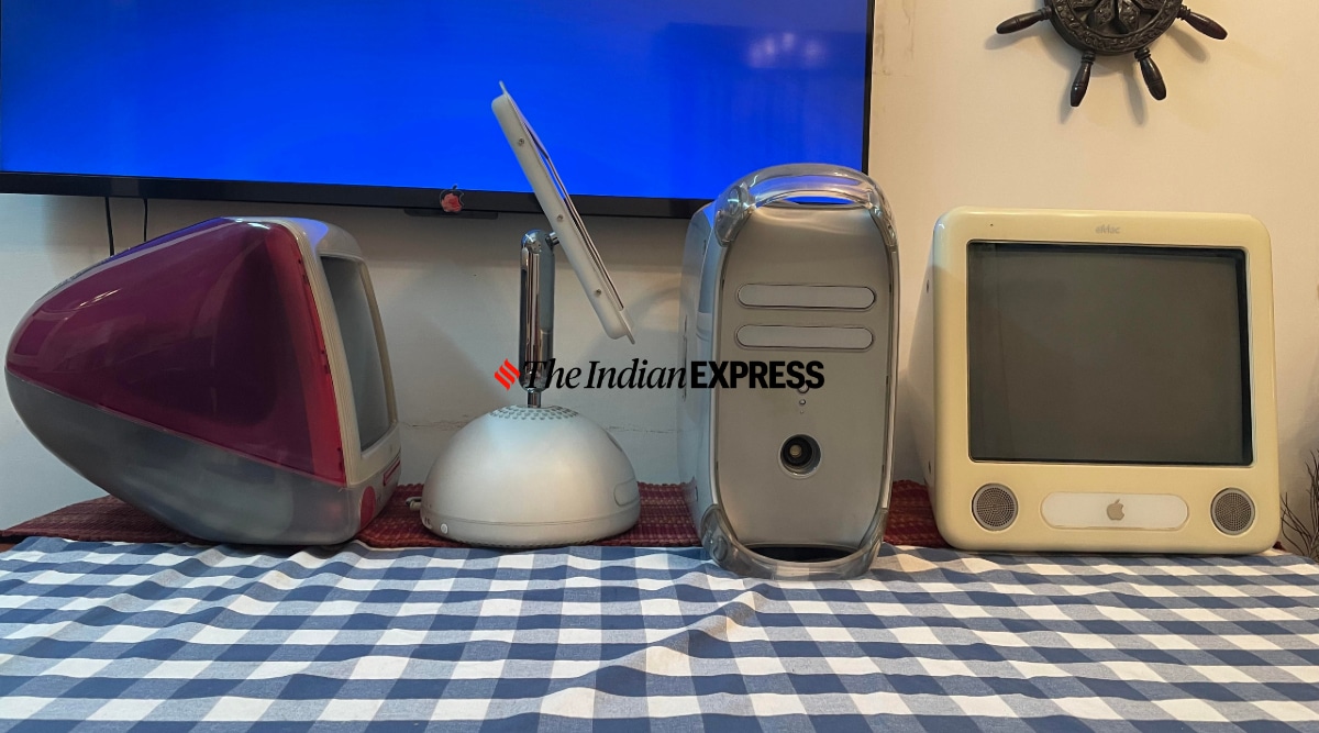 Apple, Apple Macs, Apple vintage Macs, iMac G3, iMac G4, eMac, Power Mac G4, Apple Cinema Display, Apple iSub speaker, Apple Pro speakers, Apple history