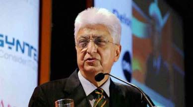 Azim Premji, Azim Premji at RSS lecture, Azim Premji on covid situation, Azim Premji on Modi govyt, coronaviorus, Indian express
