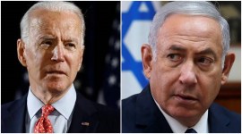 US President Joe Biden and Israeli Prime Minister Benjamin Netanyahu.