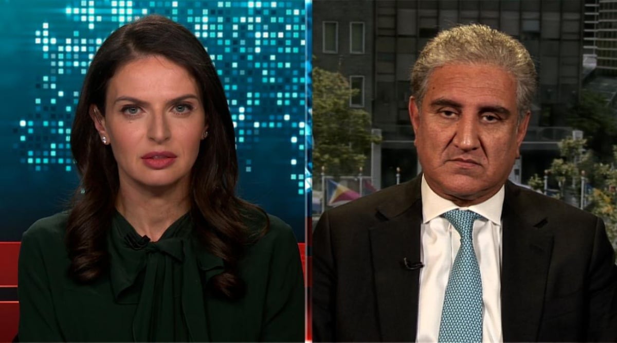 When Golodryga asked him to clarify what he meant, Qureshi responded that the country had “deep pockets”. A visibly perturbed Golodryga asked, “What does that mean?” (Screengrab: CNN)
