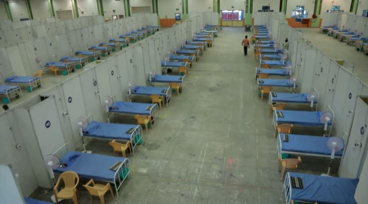 Covid care 360 beds set up at Chennai Trade Centre; 500 more to be